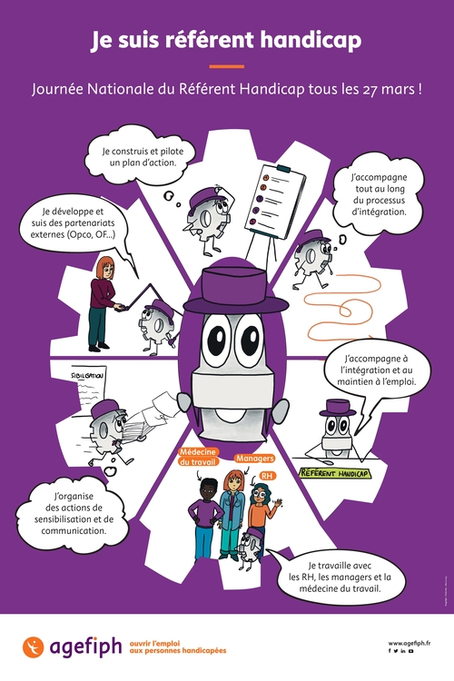 Affiche je suis référent handicap